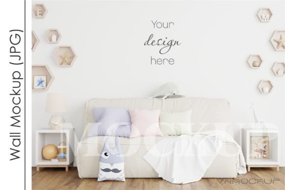 Download Kids Room Mockup, Nursery Wall Mockup - Kids Collection