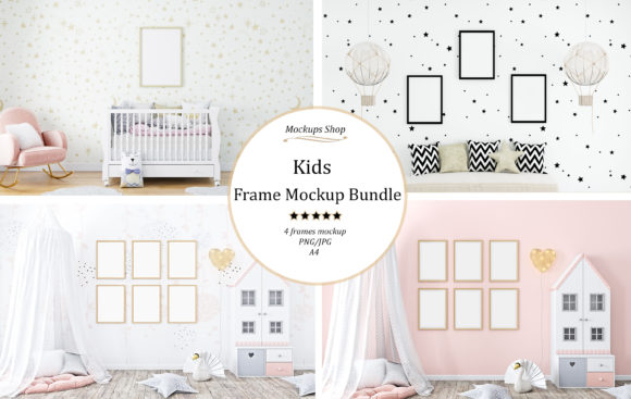 Download Frame Mockup Kids Bundle 3 - Kids Collection