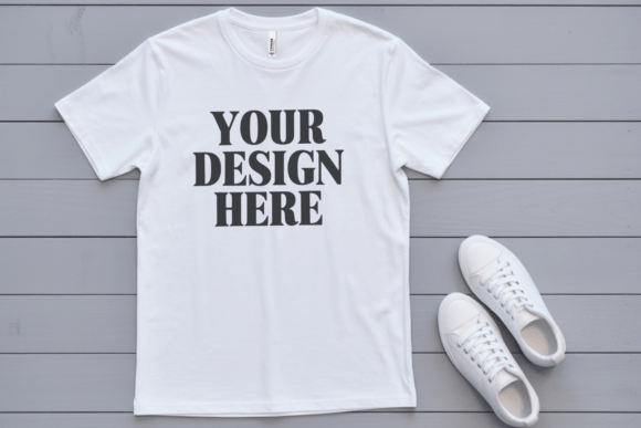 Download Bella Canvas 3001T Flat Lay Kids Mockup - Kids Collection