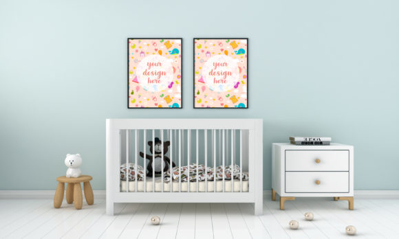 Download Minimalist Kids Bedroom Empty Frames - Kids Collection