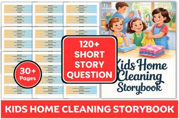 Download Kids Home Cleaning Storybook - Kids Collection