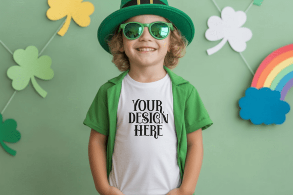 Download St Patricks Day BC3001 Kids Mockup - Kids Collection