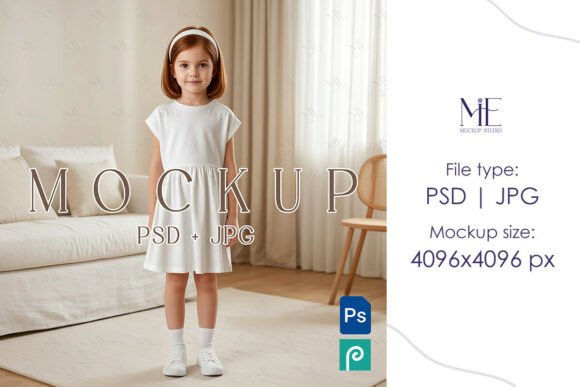Download Girl Dress Mockup, Kids Summer Dress - Kids Collection