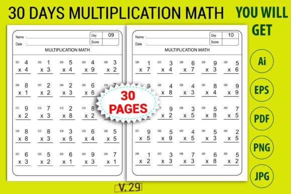 Download Multiplication Math for Kids Home Work - Kids Collection